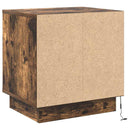 Natskab 2 pcs Røget eg 44 x 34,5 x 45 cm Konstrueret træ
