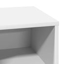 Natskab 2 pcs Hvid 50 x 34,5 x 50 cm. Konstrueret træ