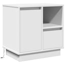 Natskab 2 pcs Hvid 50 x 34,5 x 50 cm. Konstrueret træ
