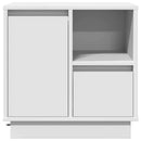 Natskab 2 pcs Hvid 50 x 34,5 x 50 cm. Konstrueret træ