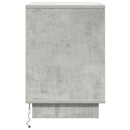 Natskab 2 pcs Beton Grå 50 x 34,5 x 50 cm. Konstrueret træ