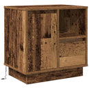 Natskab 2 pcs Gammelt træ 50 x 34,5 x 50 cm. Konstrueret træ