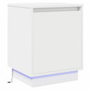 Natskab 2 pcs Hvid 39 x 34,5 x 50 cm Konstrueret træ