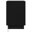 Natskab 2 pcs Sort eg 39 x 34,5 x 50 cm Konstrueret træ