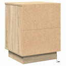 Natskab 2 pcs Sonoma eg 39 x 34,5 x 50 cm Konstrueret træ