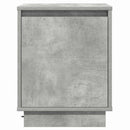Natskab 2 pcs Beton Grå 39 x 34,5 x 50 cm Konstrueret træ