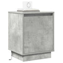 Natskab 2 pcs Beton Grå 39 x 34,5 x 50 cm Konstrueret træ