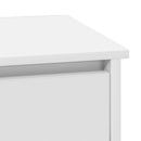 Natskab med skuffe 2 pcs Hvid 39 x 34,5 x 50 cm Konstrueret træ