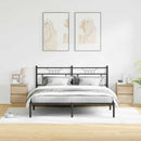 Natskab 2 pcs Sonoma eg 39 x 34,5 x 50 cm Konstrueret træ