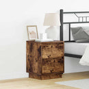 Natskab 2 pcs Røget eg 39 x 34,5 x 50 cm Konstrueret træ