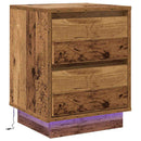 Natskab 2 pcs Gammelt træ 39 x 34,5 x 50 cm Konstrueret træ