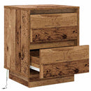 Natskab 2 pcs Gammelt træ 39 x 34,5 x 50 cm Konstrueret træ