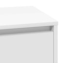 Natskab med skuffe Hvid 71 x 34,5 x 75 cm Konstrueret træ