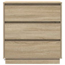 Natskab med skuffe Sonoma eg 71 x 34,5 x 75 cm Konstrueret træ