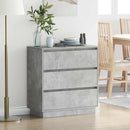 Natskab Beton Grå 71 x 34,5 x 75 cm Konstrueret træ