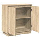 LED Sideboard til Sonoma-eg 71 x 34,5 x 75 cm Konstrueret træ