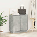 LED Sideboard til Betongrå 71 x 34,5 x 75 cm Konstrueret træ