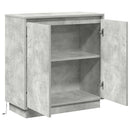LED Sideboard til Betongrå 71 x 34,5 x 75 cm Konstrueret træ
