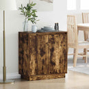 LED Sideboard til Røget eg 71 x 34,5 x 75 cm Konstrueret træ