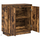 LED Sideboard til Røget eg 71 x 34,5 x 75 cm Konstrueret træ