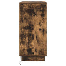 LED Sideboard til Røget eg 71 x 34,5 x 75 cm Konstrueret træ