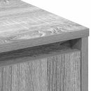 LED Sideboard Grå sonoma-eg 71 x 34,5 x 75 cm Konstrueret træ