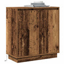 LED Sideboard til Gammelt træ 71 x 34,5 x 75 cm