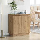 LED Sideboard Artisan-eg 71 x 34,5 x 75 cm Konstrueret træ
