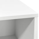 LED Sideboard Hvid 71 x 34,5 x 75 cm Konstrueret træ