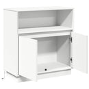 LED Sideboard Hvid 71 x 34,5 x 75 cm Konstrueret træ