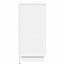 LED Sideboard Hvid 71 x 34,5 x 75 cm Konstrueret træ