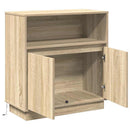 LED Sideboard Sonoma eg 71 x 34,5 x 75 cm Konstrueret træ