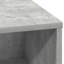 LED Sideboard Betongrå 71 x 34,5 x 75 cm Konstrueret træ