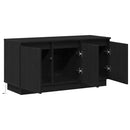 TV-skab Sort eg 100 x 38 x 49 cm Konstrueret træ