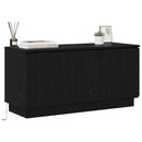 TV-skab Sort eg 100 x 38 x 49 cm Konstrueret træ
