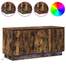 TV-skab Røget eg 100 x 38 x 49 cm Konstrueret træ