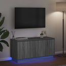 TV-skab Grå Sonoma 100 x 38 x 49 cm Konstrueret træ