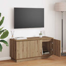 TV-skab Artisan Egetræ 100 x 38 x 49 cm Konstrueret træ