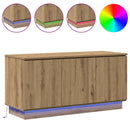 TV-skab Artisan Egetræ 100 x 38 x 49 cm Konstrueret træ