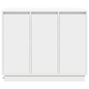 LED Sideboard Hvid 90 x 32 x 75 cm Konstrueret træ