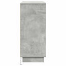 LED Sideboard Beton Grå 90 x 32 x 75 cm Konstrueret træ