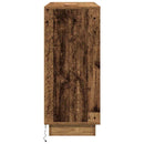 LED Sideboard Gammelt træ 90 x 32 x 75 cm Konstrueret træ