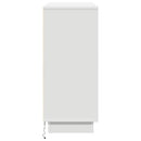LED Sideboard Hvid 90 x 32 x 75 cm Konstrueret træ