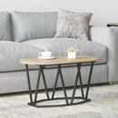 Sofabord Sonoma eg 80 x 40 x 40,5 cm Samlet træ og metal