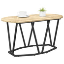 Sofabord Sonoma eg 80 x 40 x 40,5 cm Samlet træ og metal