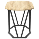 Sofabord Sonoma eg 80 x 40 x 40,5 cm Samlet træ og metal