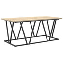 Sofabord Sonoma eg 100 x 50 x 40 cm Samlet træ og metal