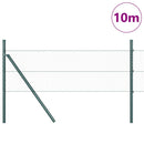 Hexagonal hegnsgrundfiks 10 x 0,4 m PVC-belagt stål Grøn Mesh