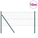 Hexagonal hegnsgrundfiks 10 x 0,6 m PVC-belagt stål Grøn Mesh