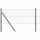 Hexagonal hegnsgrundfiks 10 x 0,6 m PVC-belagt stål Grøn Mesh